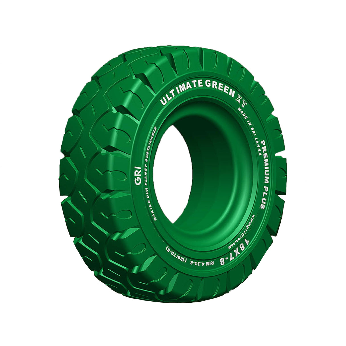 27x10-12_8.08"GRIULTIMATEGREENXT,Standard,Non-Marking,Solid,Green