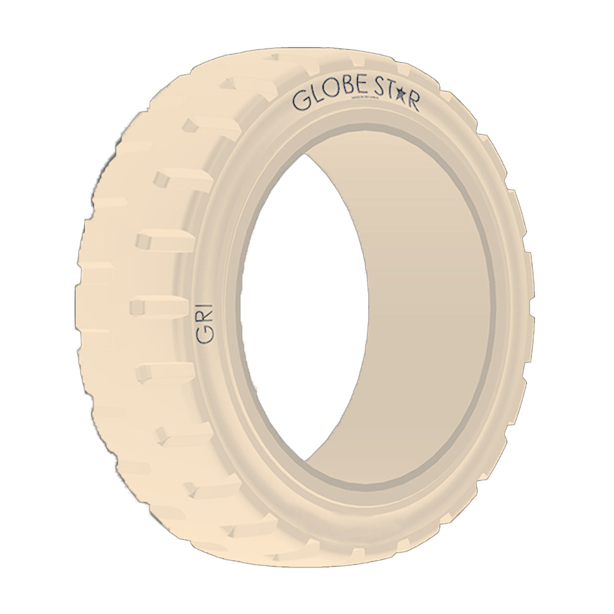 10x5x6-1_2(254_127-165)GRIGLOBESTARPressOnBand,Non-Marking,LUG,Solid,White