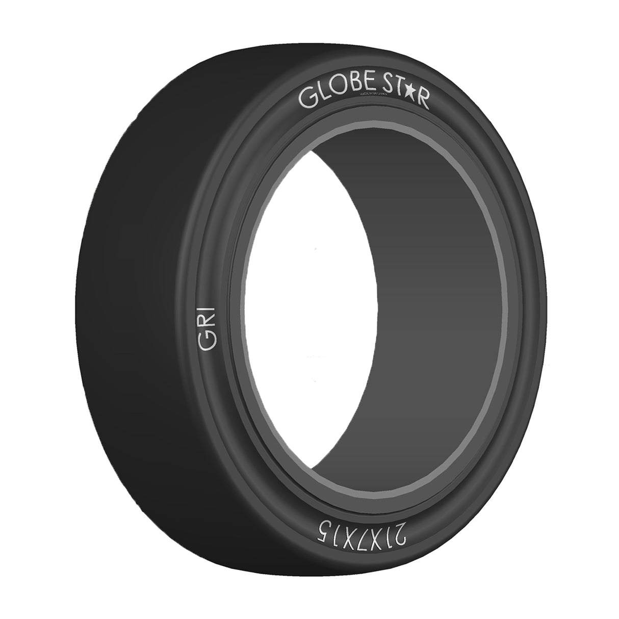 10.00-207.5"GRIGLOBESTAR,Standard,Smooth,Solid,Black