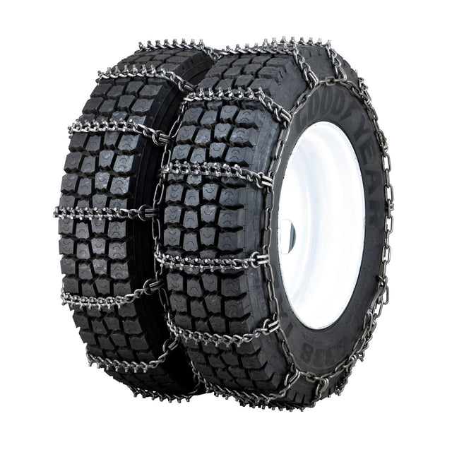 11-24.5NordicStuddedAlloyHeavyDutyTruckChainNonCamDual_Triple-8MM-1Pair