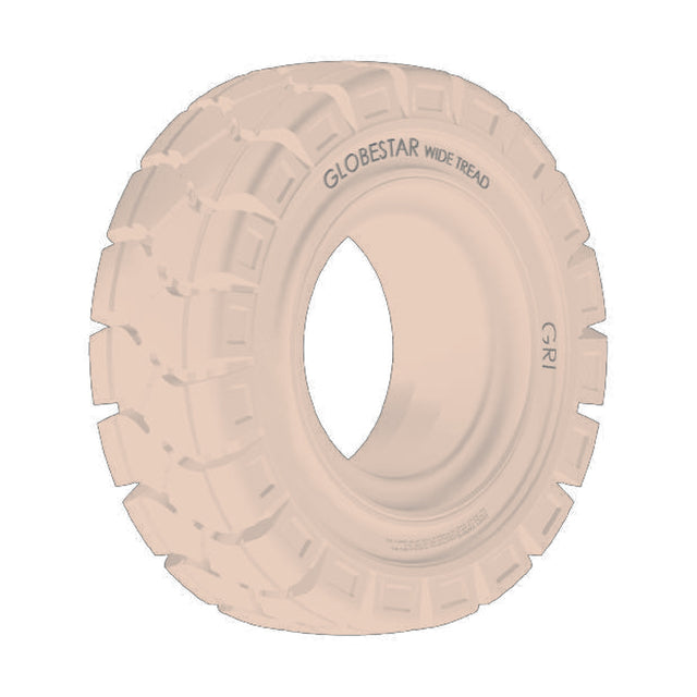 4.00-8GRIGLOBESTARWideTread,Standard,Non-Marking,Solid,White