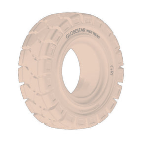 23x10-128"GRIGLOBESTARWideTread,Standard,Non-Marking,Solid,White
