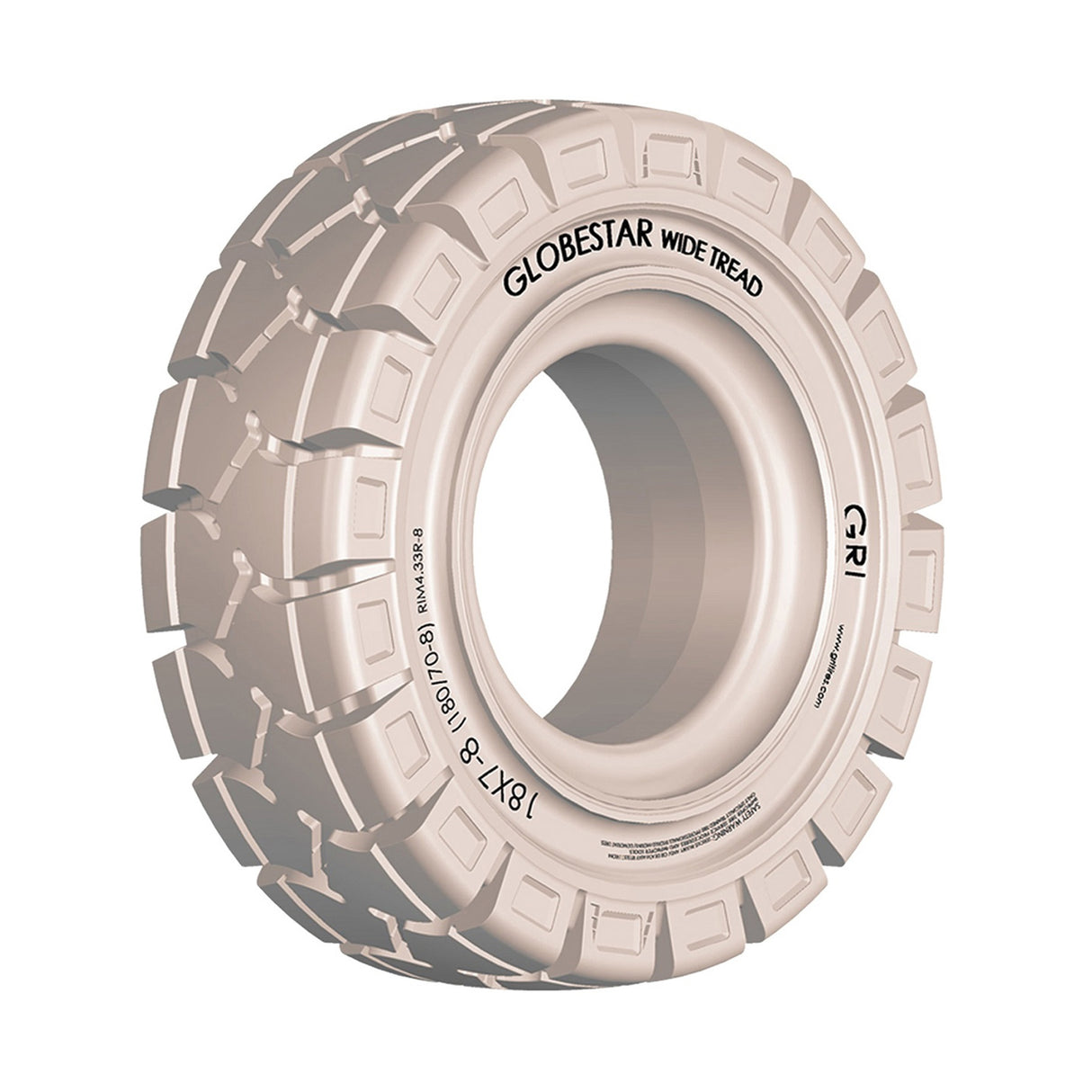 6.00-94.0GRIGLOBESTARWideTread,Clip,Non-Marking,Solid,White